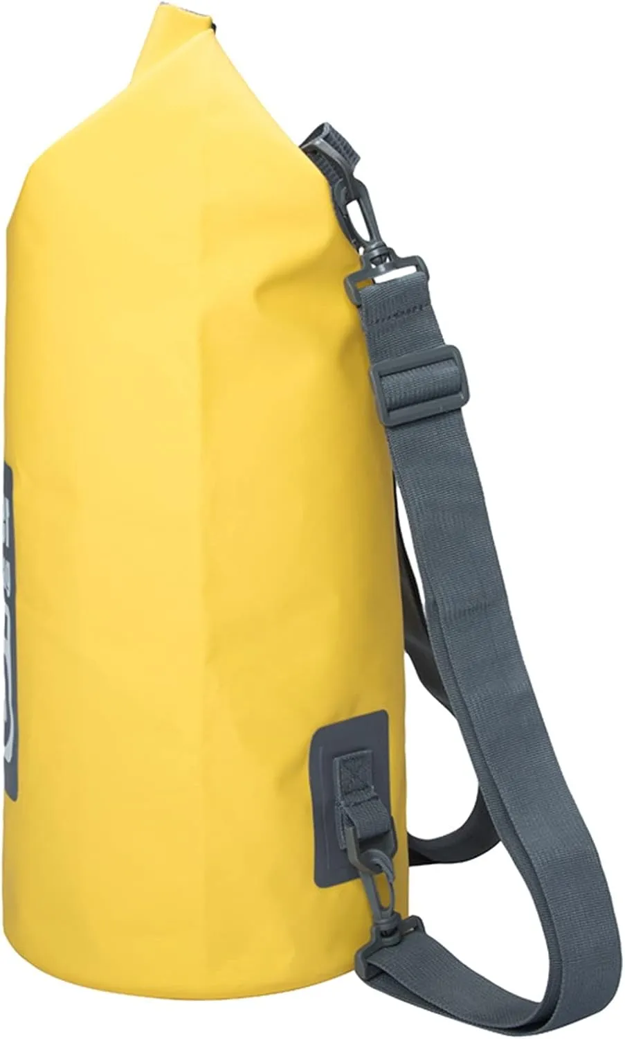 15L Floating Waterproof Dry Bag, Keep Gear Dry Clean, Roll Top Dry Sack with 2 Detachable Shoulder Strap, for Kayaking, Beach, Rafting (Color : Black)