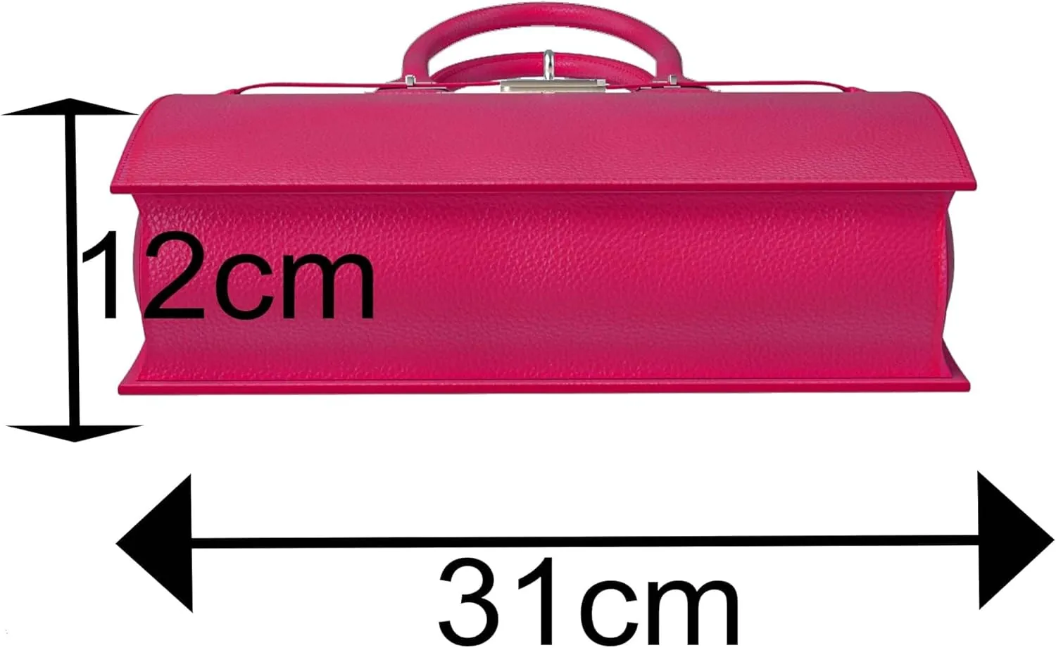 30636 Women's Hand Shoulder Bag Genuine Leather with Zip Compartments