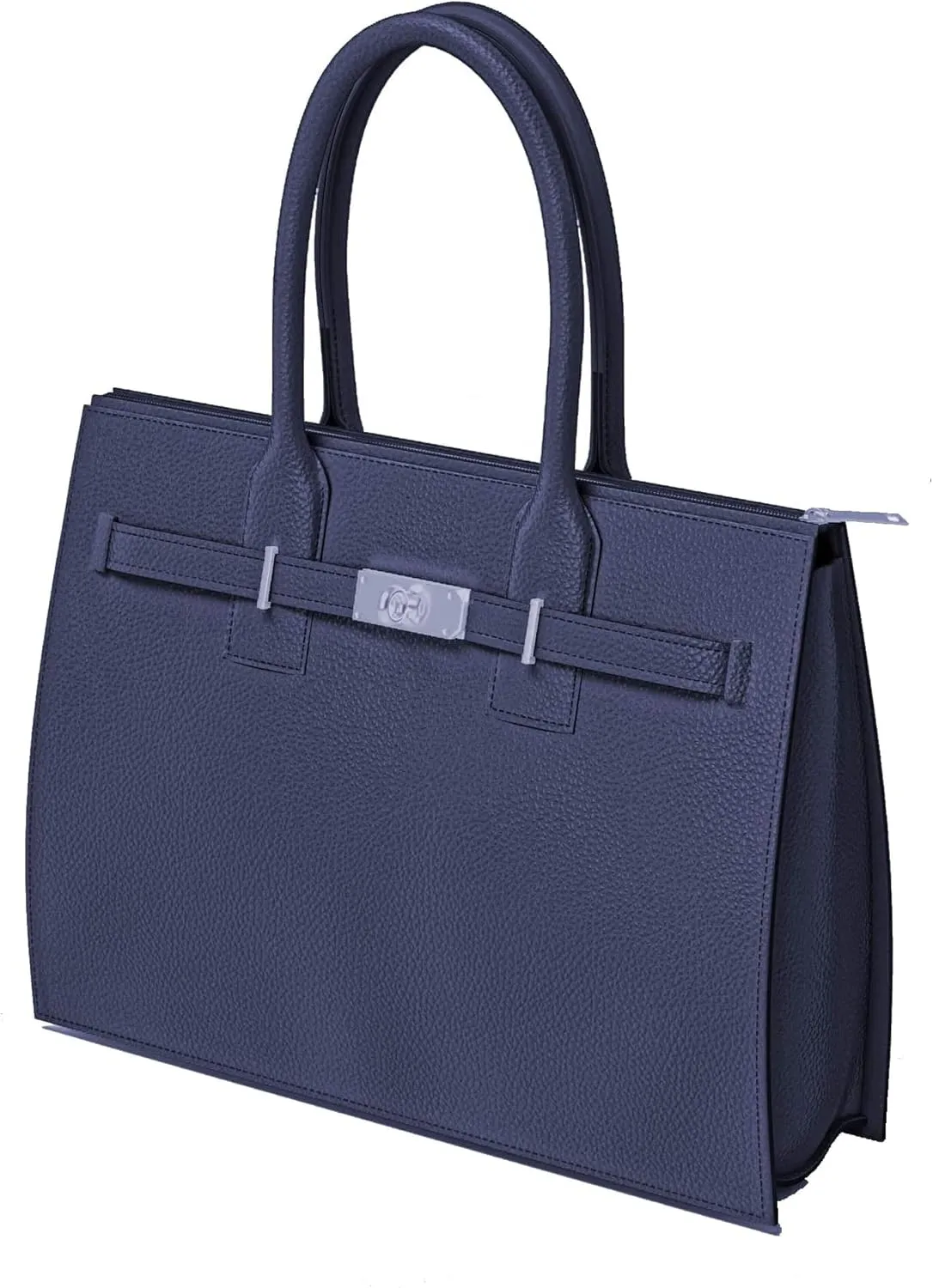30636 Women's Hand Shoulder Bag Genuine Leather with Zip Compartments