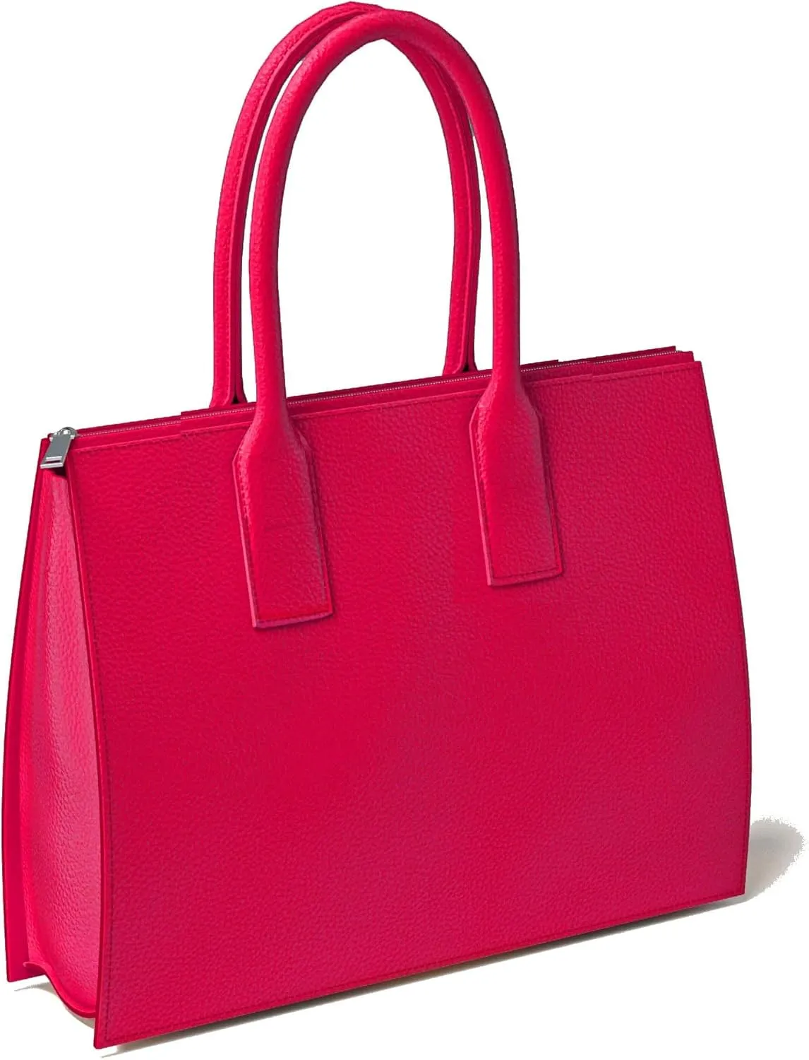 30636 Women's Hand Shoulder Bag Genuine Leather with Zip Compartments