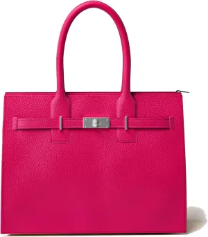 30636 Women's Hand Shoulder Bag Genuine Leather with Zip Compartments