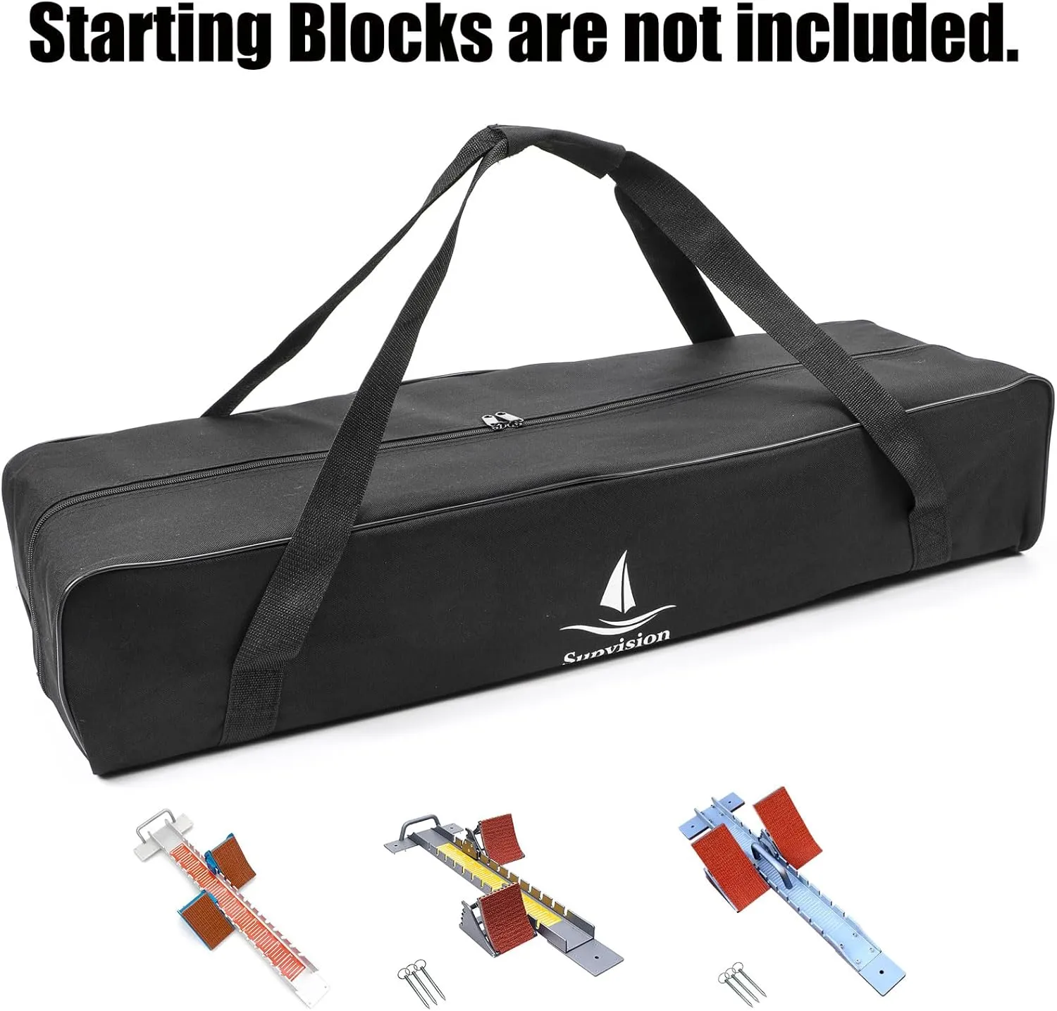 37.4in Foldable Duffle Bag Fits Starting Blocks with an Overall Length of Less Than 35 Inches Extra Large Travel DuffelTote GymBag with Zippers and Handles Sports Oxford Cloth Bags