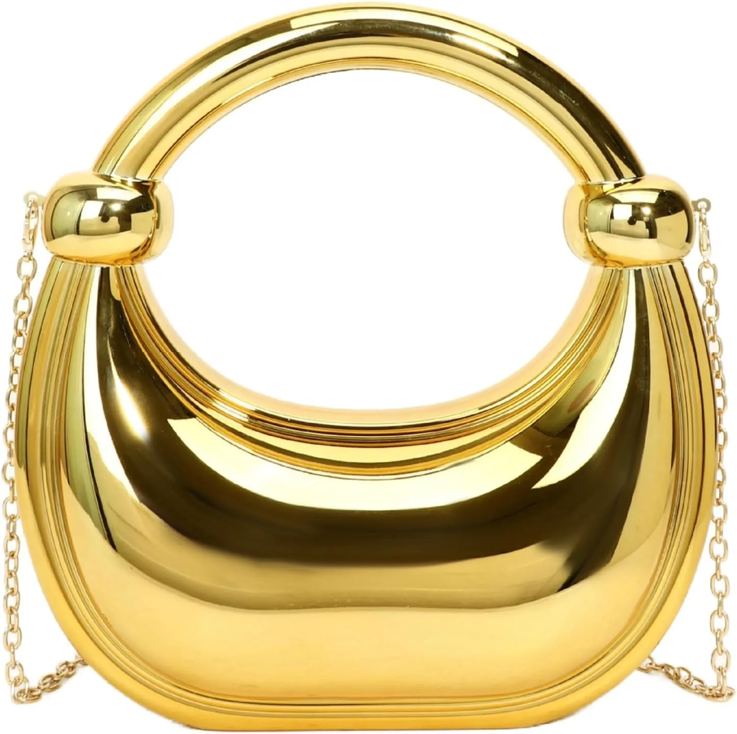 Acrylic Box Handbag Women good Evening Clutch Chain Shoulder Strap Marble Metallic Color