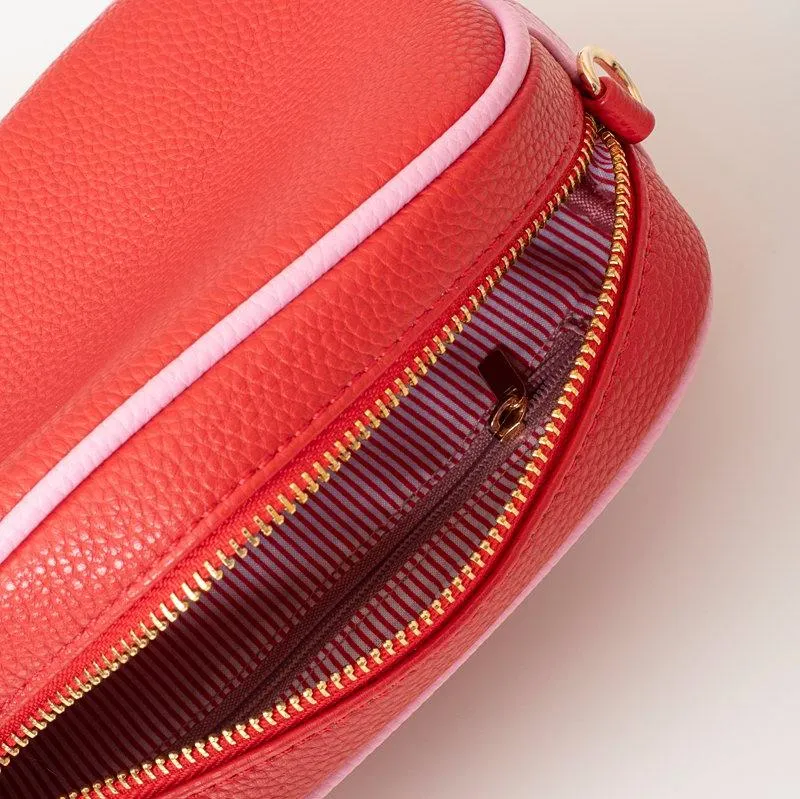Aggie Bag - Red & Pink