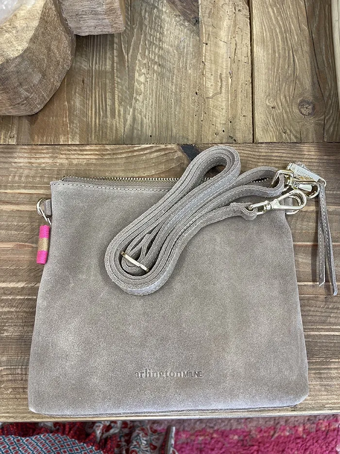 Alexis Crossbody Bag - Fawn Suede