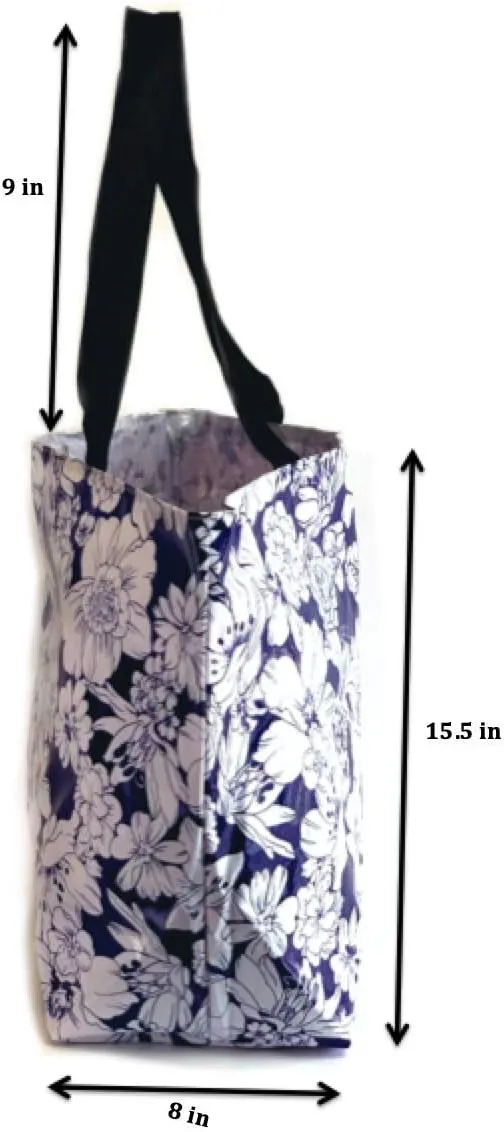 Alux Tote Bag for Women - Waterproof, Sturdy & Spacious Bag for Beach, Work, Gym, Travel - Eco-Friendly & Easy to Clean