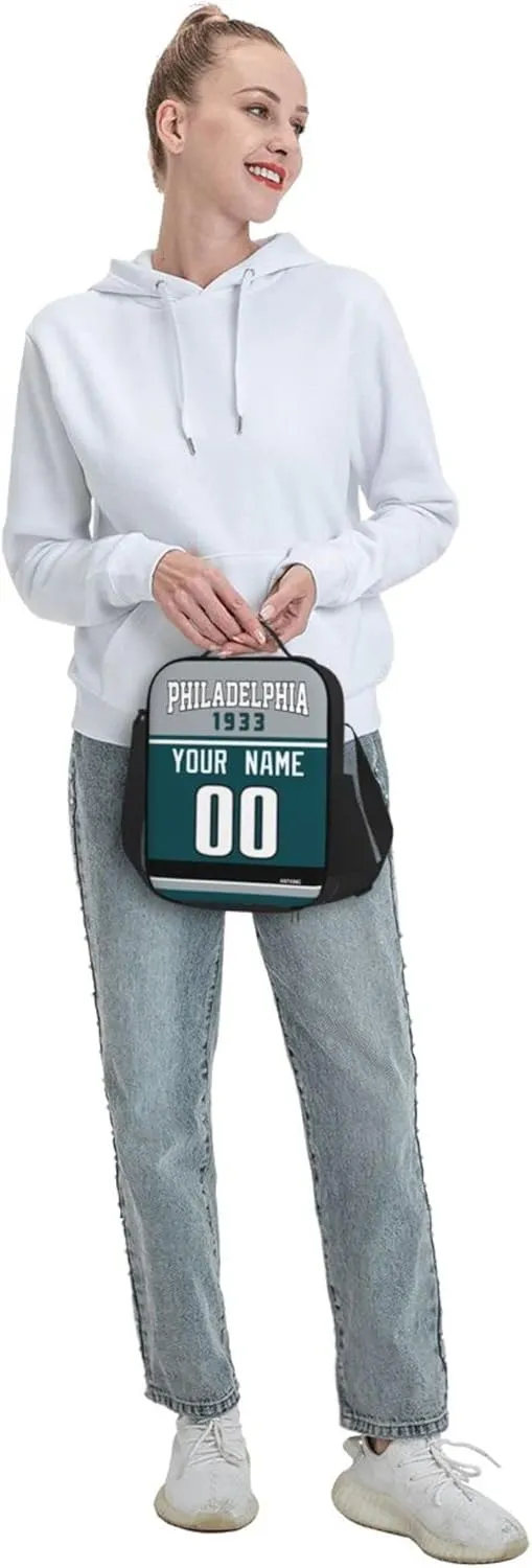 ANTKING Lunch Bag Custom Name and Number Lunch Box Gifts for Men Women