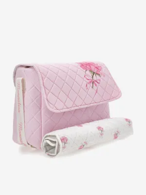 Baby Quilted Rose Changing Bag in Pink (35cm)