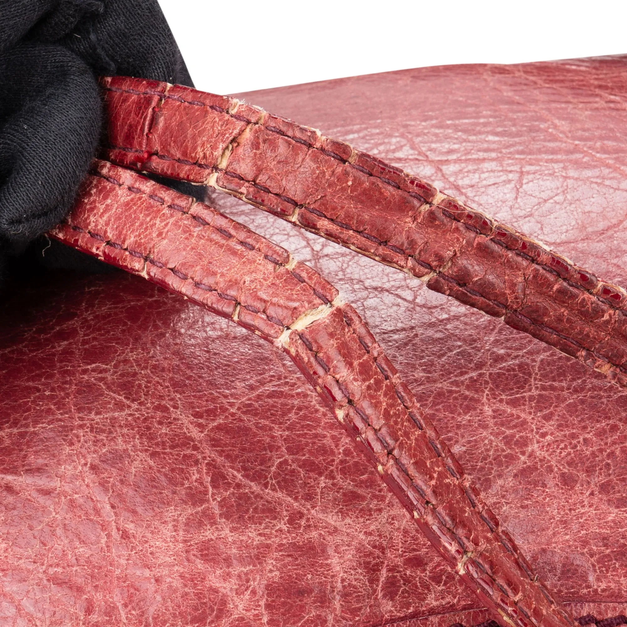 Balenciagal Leather Mini City Crossbody Bag