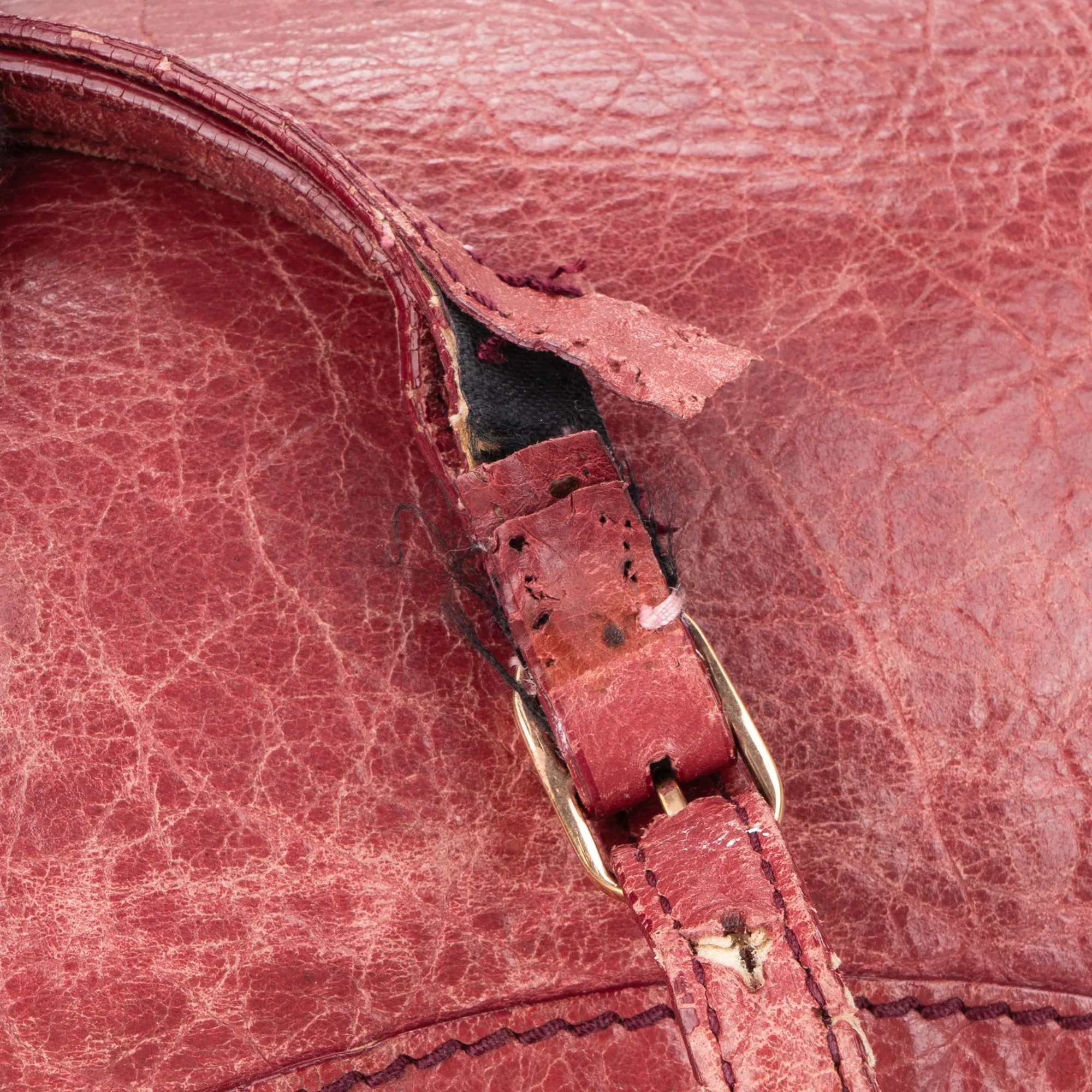 Balenciagal Leather Mini City Crossbody Bag