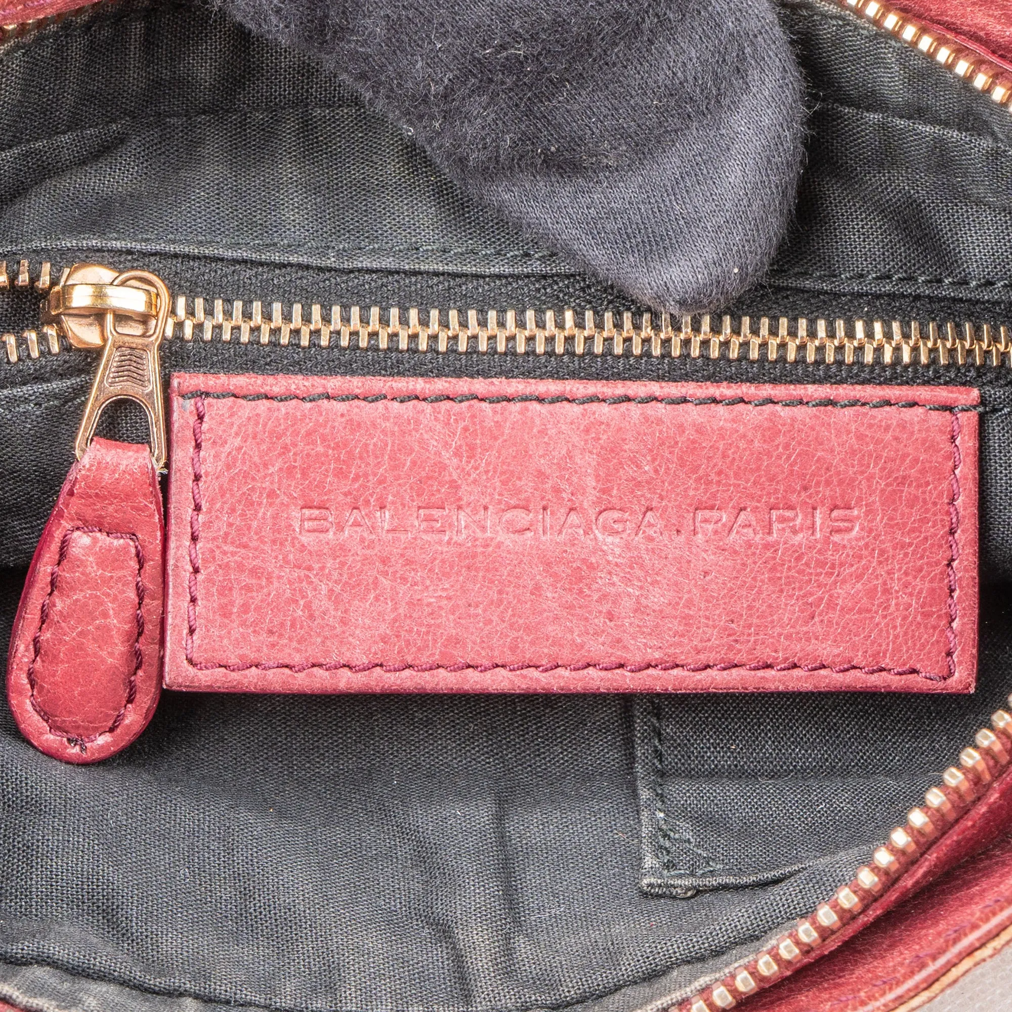 Balenciagal Leather Mini City Crossbody Bag