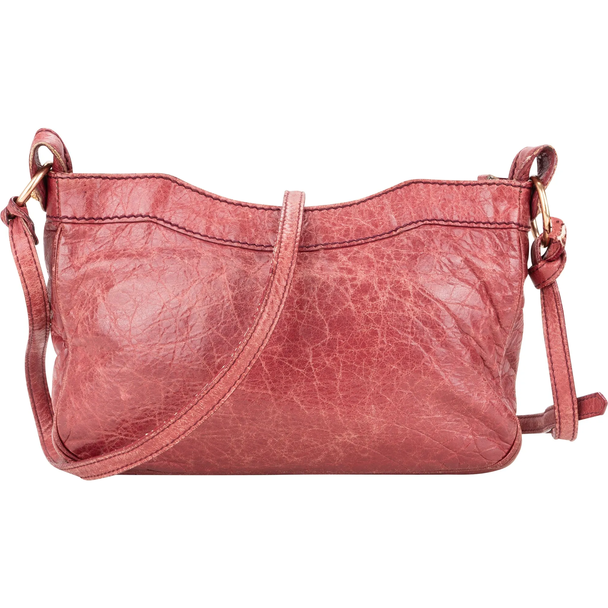 Balenciagal Leather Mini City Crossbody Bag