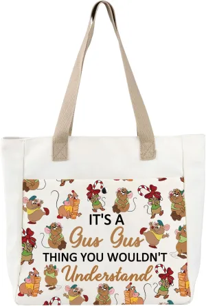 BDPWSS Rat Lover Gifts Cartoon Mouse Tote Bag It's A Rat Thing You Wouldn't Understand Mouse Themed Mouse Lover Handbag