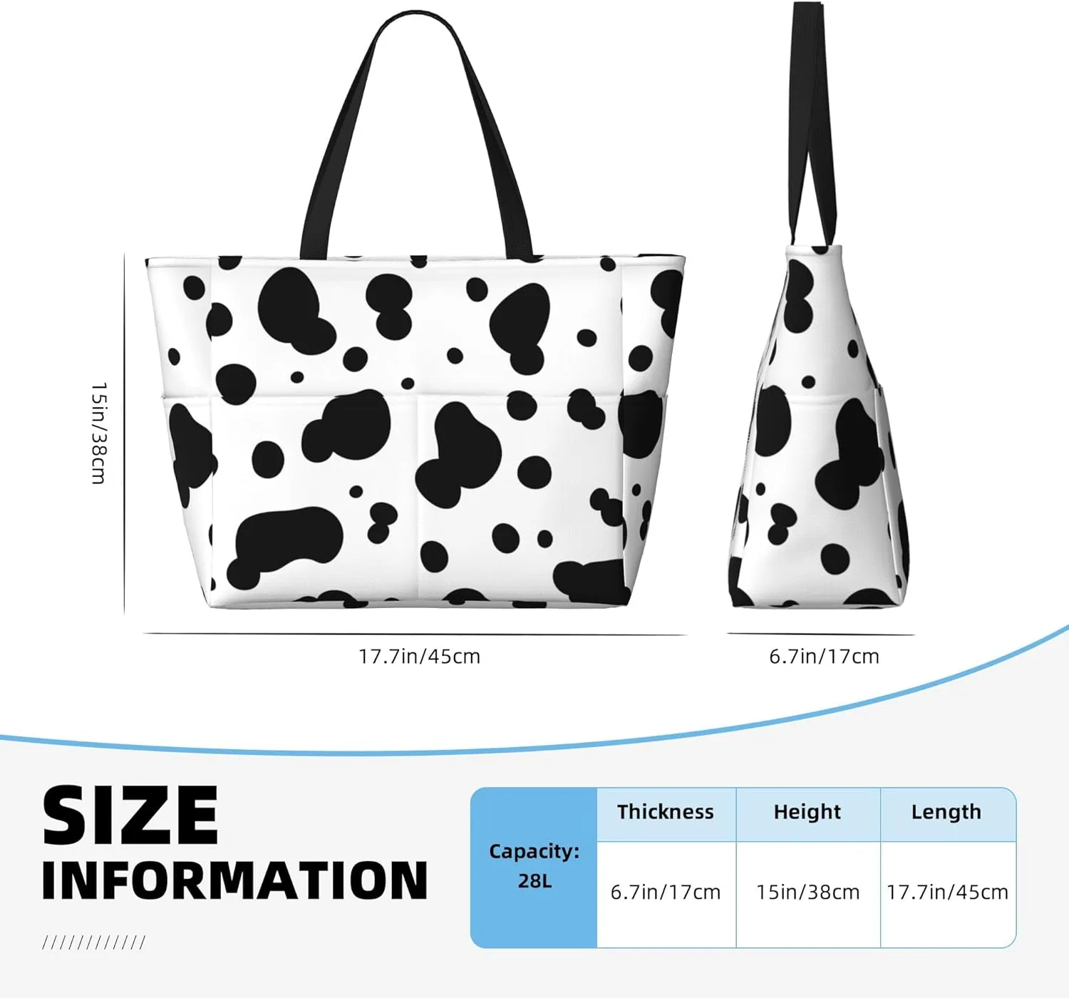 Beach Bag for Women Ladies, Extra Large Waterproof Gym Pool Swim Zipper Tote Bag for Weekender Travel