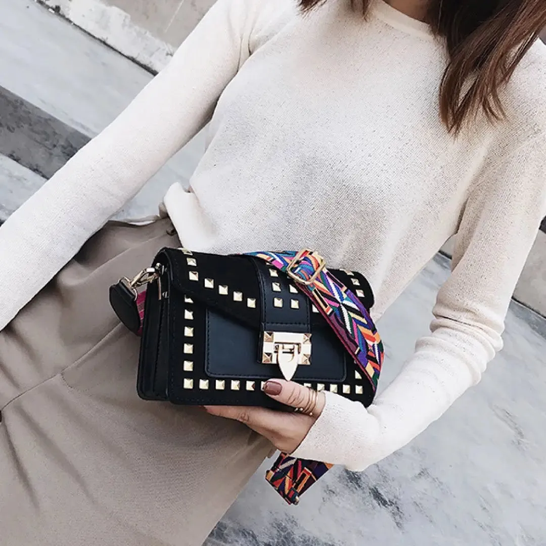 Betty Shoulder Velvet Finish Bag by ClaudiaG Collection