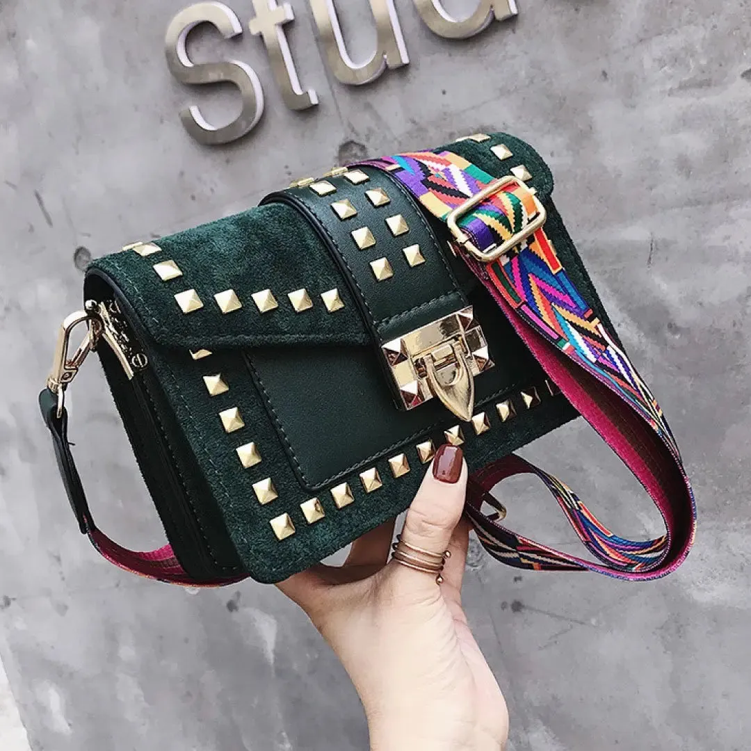 Betty Shoulder Velvet Finish Bag by ClaudiaG Collection