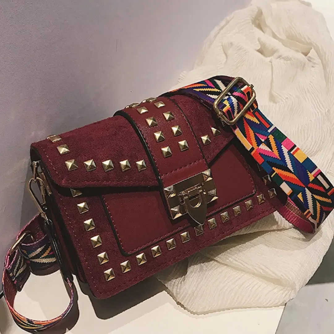 Betty Shoulder Velvet Finish Bag by ClaudiaG Collection