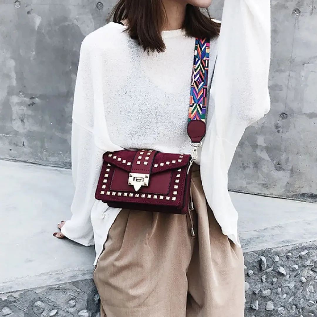 Betty Shoulder Velvet Finish Bag by ClaudiaG Collection