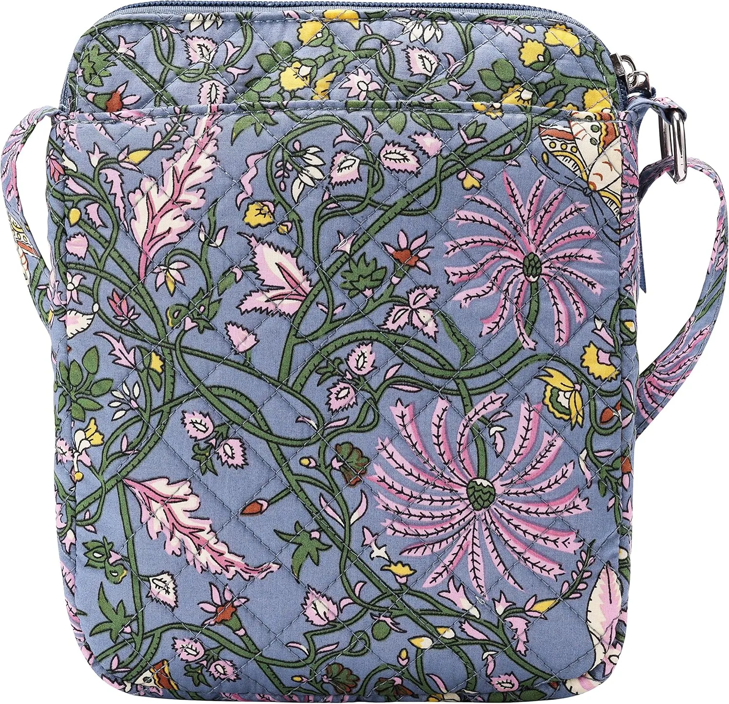 Brentano Cotton quilted Small crossbody wallet purse