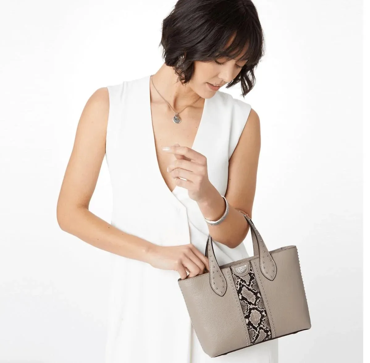 BRIGHTON ZOEY SMALL CONVERTIBLE TOTE BAG