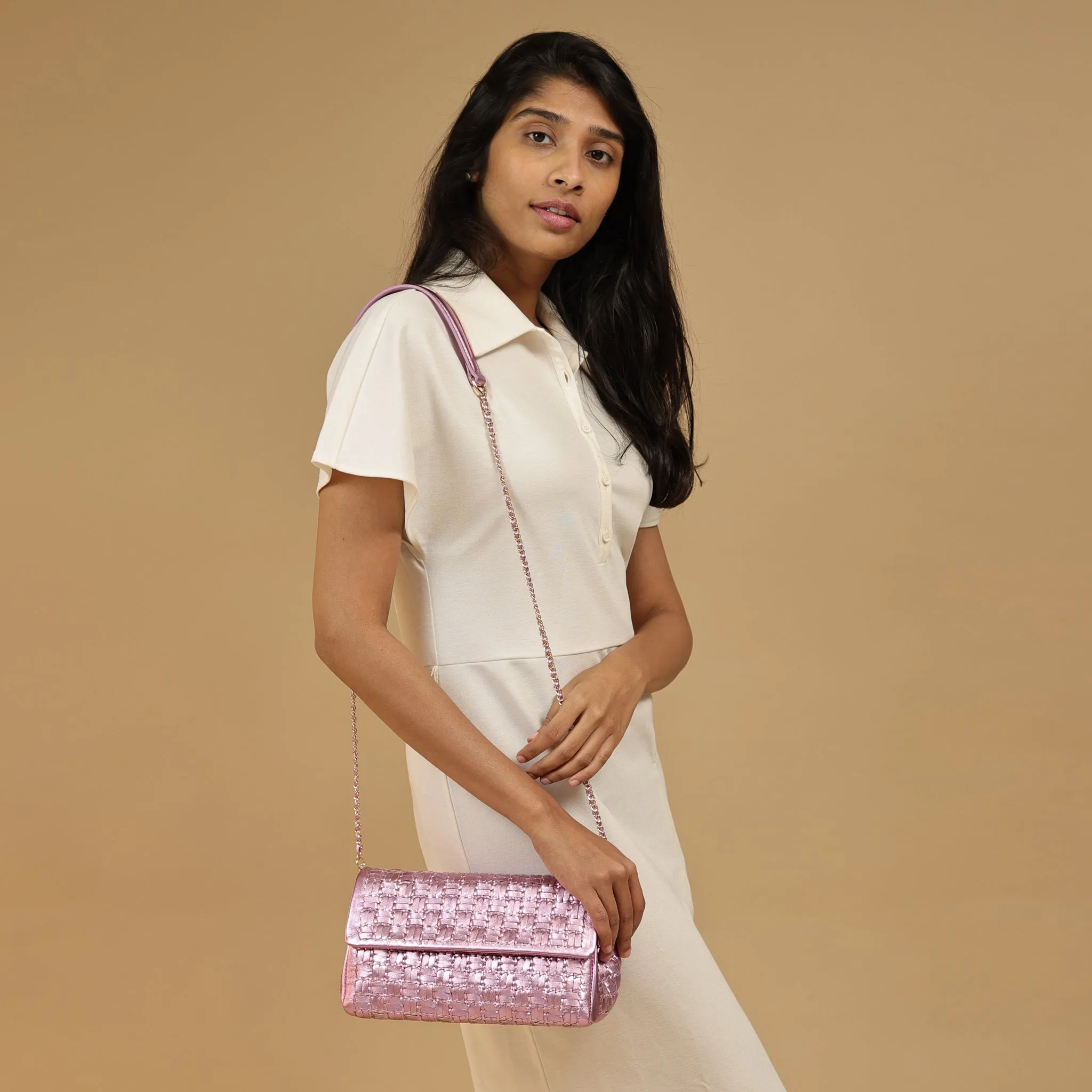 CA 571 | WOVEN FM5 | METALLIC ROSE