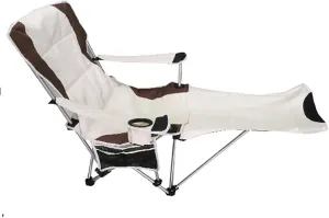 Camping Folding Deck Chairs, Portable Fishing Beach Lawn Garden Barbecue Recliner, Sunbathing Backyard Simple Sun Bed, Sports Events, Tailgating Party, Director Chair,E