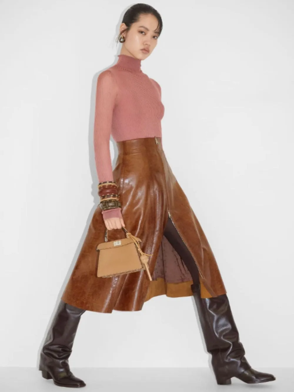Cappuccino Peekaboo ISeeU Petite Bag