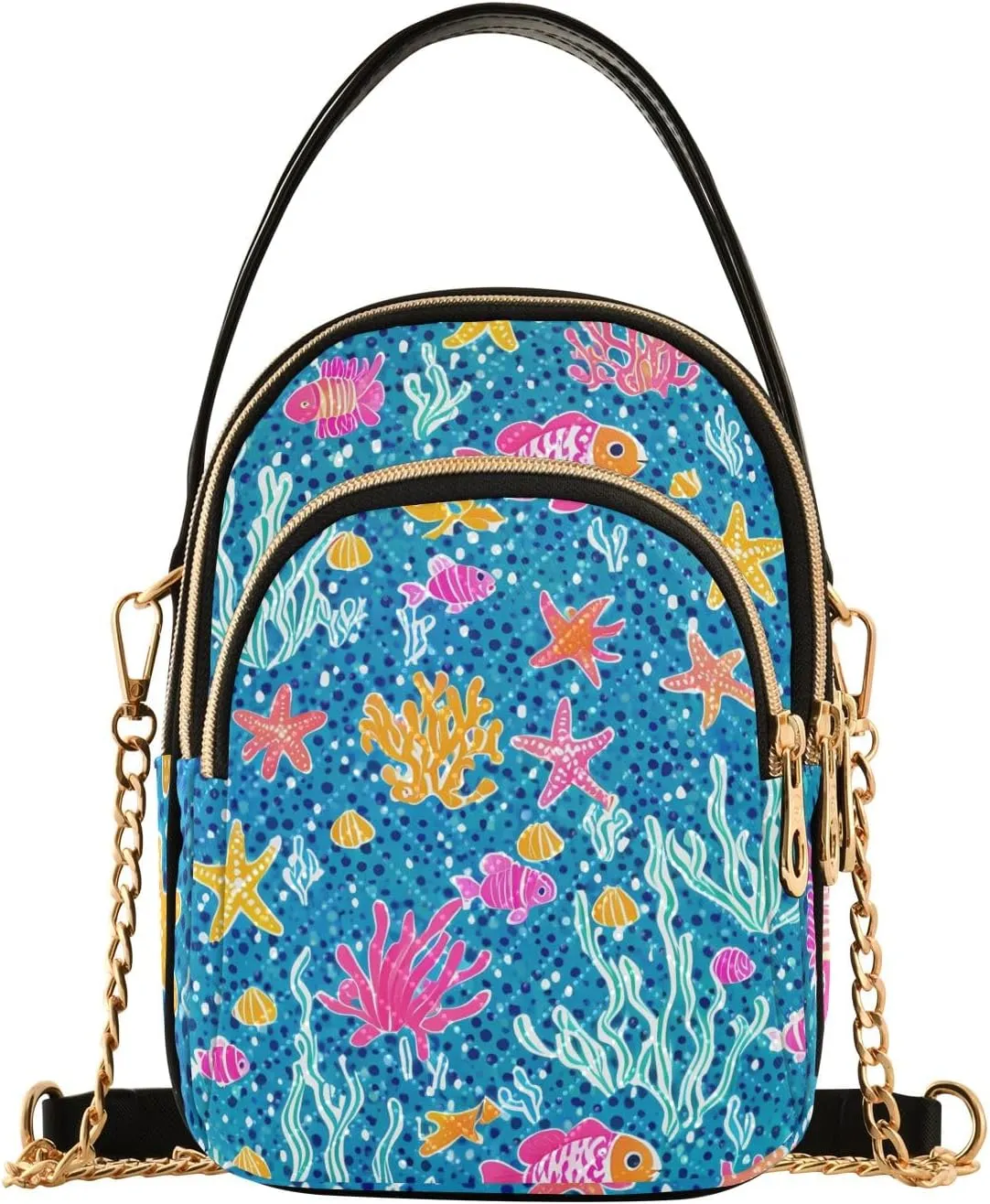 Cartoon Small Handbag Crossbody Bag for Women Quilted Bags Shoulder Purse Phone Wallet Chain Bag