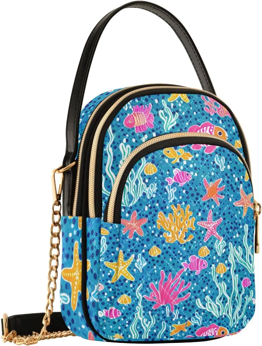 Cartoon Small Handbag Crossbody Bag for Women Quilted Bags Shoulder Purse Phone Wallet Chain Bag