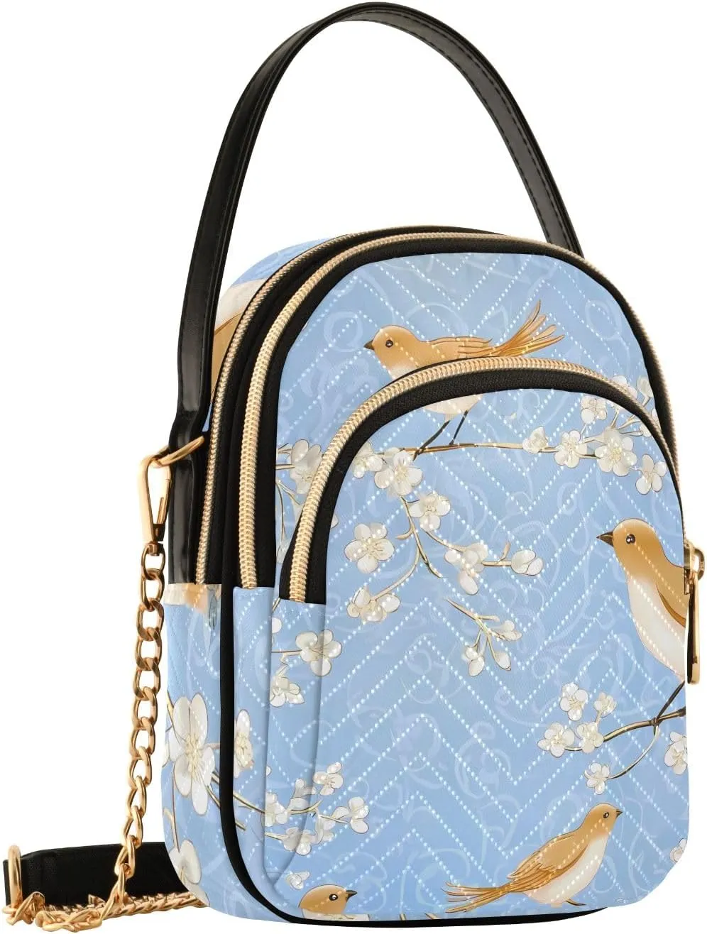 Cartoon Small Handbag Crossbody Bag for Women Quilted Bags Shoulder Purse Phone Wallet Chain Bag