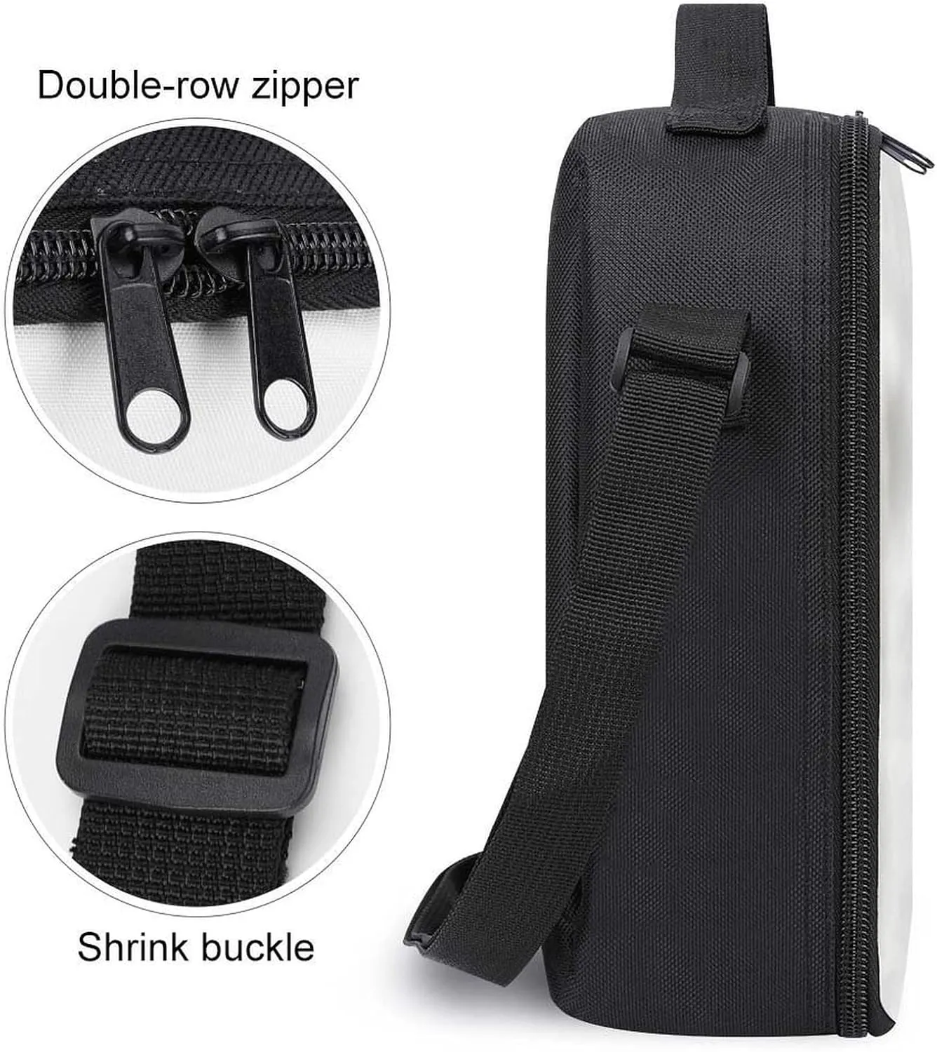 Classic Lunch Box for Men Women,Green Grasshopper Image Reusable Insulated Lunch Bag Cooler for Work Picnic Or Travel