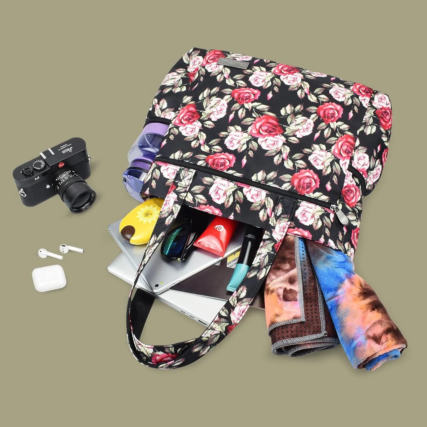 CLOUDMUSIC Shoulder Tote Bag For Nurses Teachers Work Gym Travel Beach Women With Large Capacity Waterproof