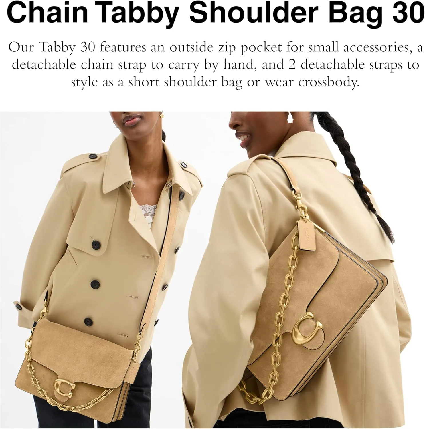 Coach Chain Tabby Shoulder Bag 30