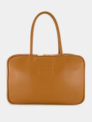 Cognac Leather Beau Bag