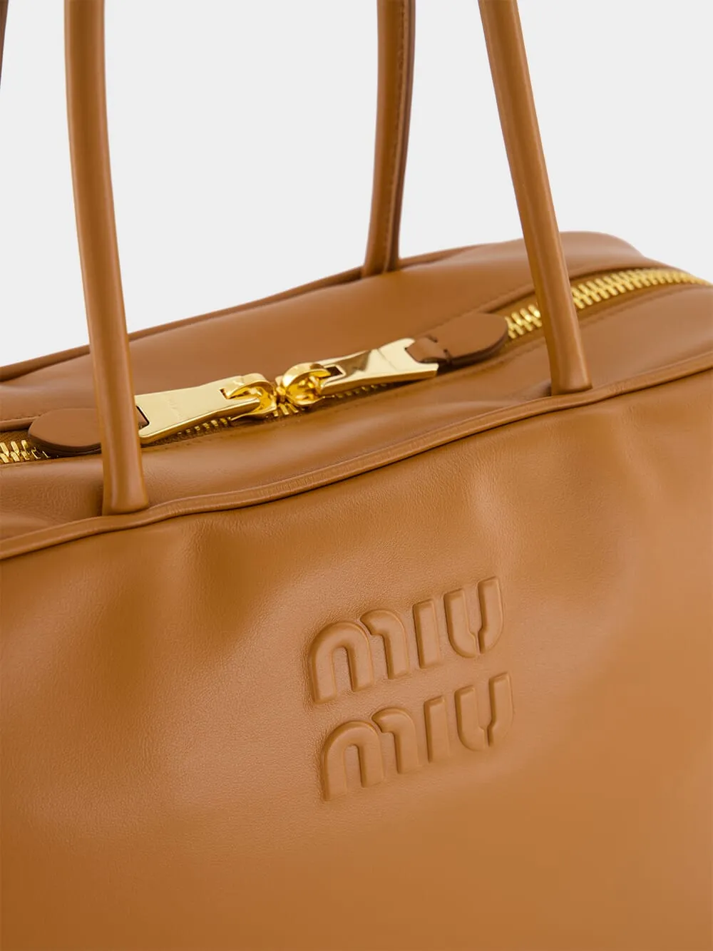 Cognac Leather Beau Bag