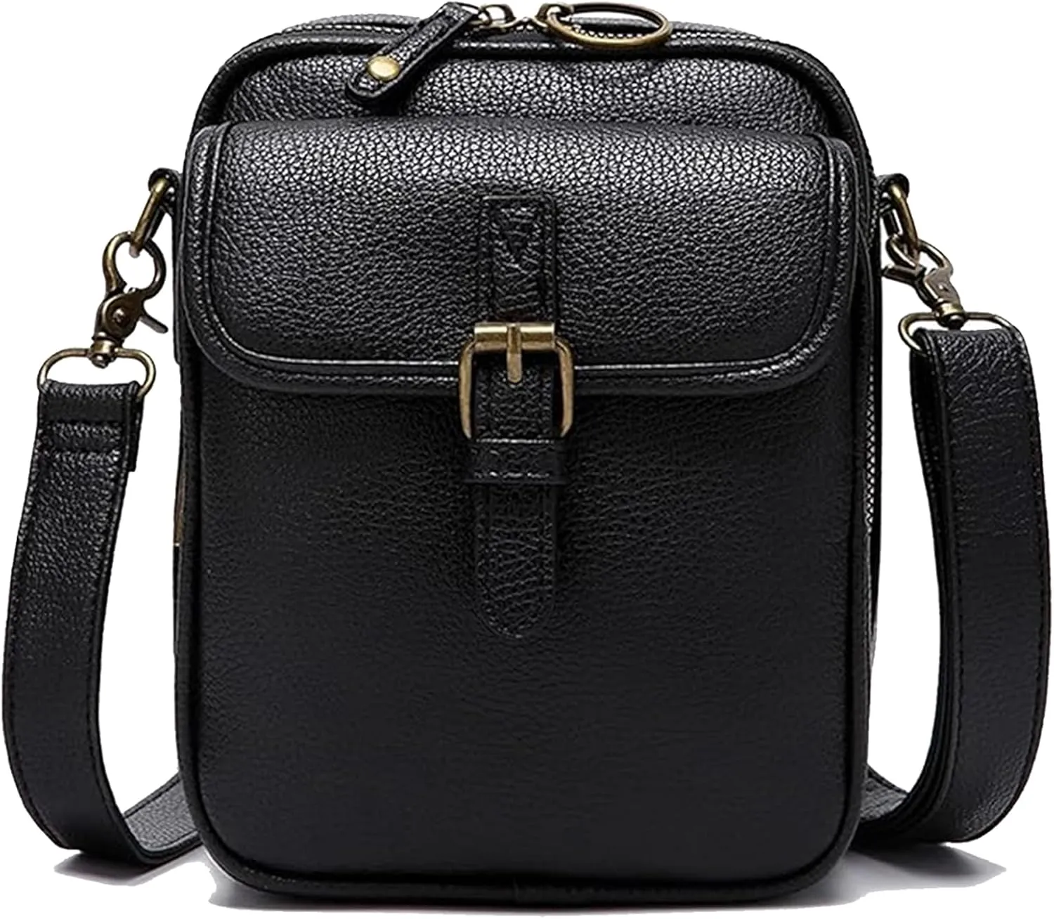 Collaboraten1 Crossbody Leather Bag, Collaboraten1 Mini Cross Bags Built In Wallet, Theft Shoulder Bags for Women Travel