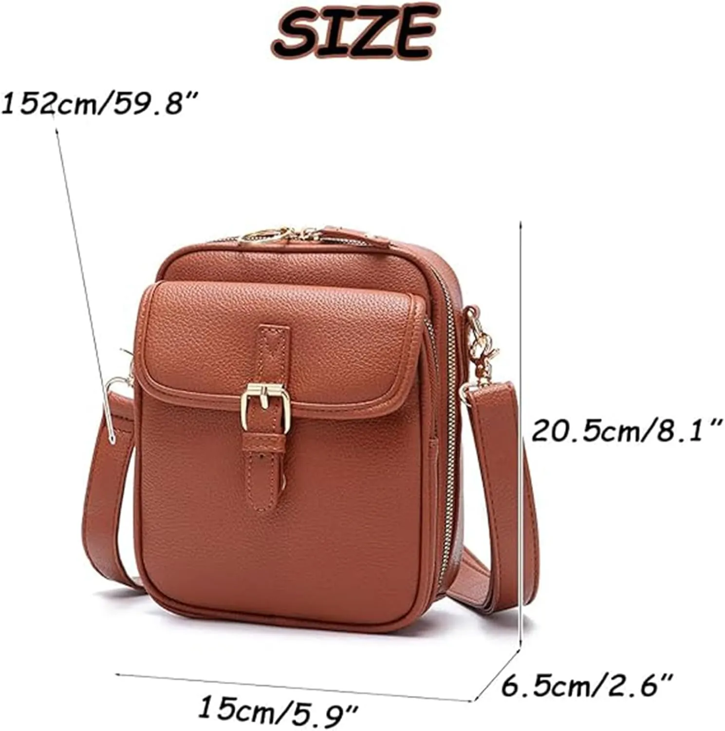 Collaboraten1 Crossbody Leather Bag, Collaboraten1 Mini Cross Bags Built In Wallet, Theft Shoulder Bags for Women Travel