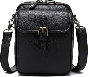Collaboraten1 Crossbody Leather Bag, Collaboraten1 Mini Cross Bags Built In Wallet, Theft Shoulder Bags for Women Travel