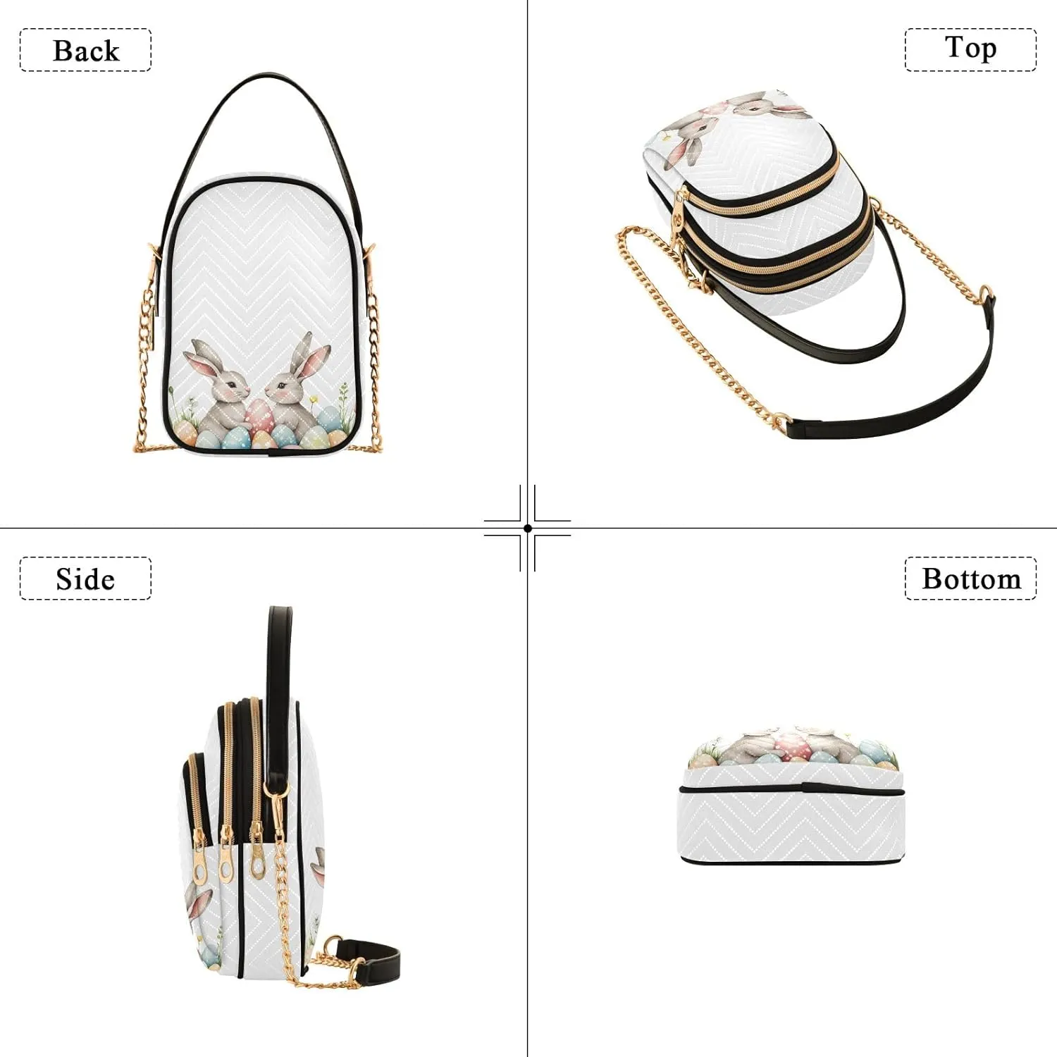 Colorful Small Handbag Crossbody Bag for Women Quilted Bags Shoulder Purse Phone Wallet Chain Bag