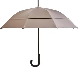Coolibar UPF 50  48 Inch Calotta Fashion Umbrella - Sun Protective (One Size- Gold/Aqua Metallic)