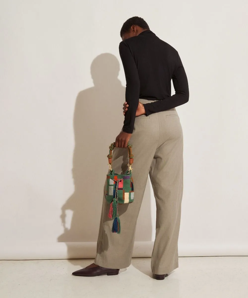 Crossbody Bag M / With Macrame Handle