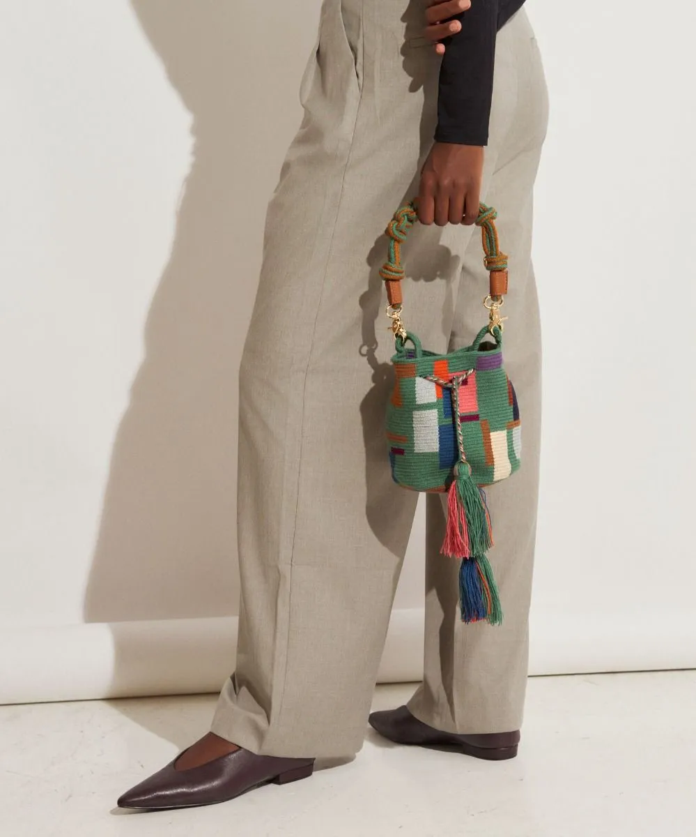 Crossbody Bag M / With Macrame Handle