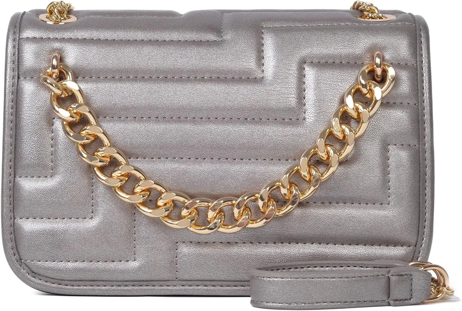 Crossbody Bags for Women,Vegan Leather Purses for Women,Small Shoulder Handbags with Chain Strap