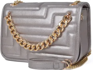 Crossbody Bags for Women,Vegan Leather Purses for Women,Small Shoulder Handbags with Chain Strap