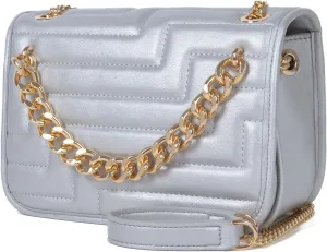 Crossbody Bags for Women,Vegan Leather Purses for Women,Small Shoulder Handbags with Chain Strap