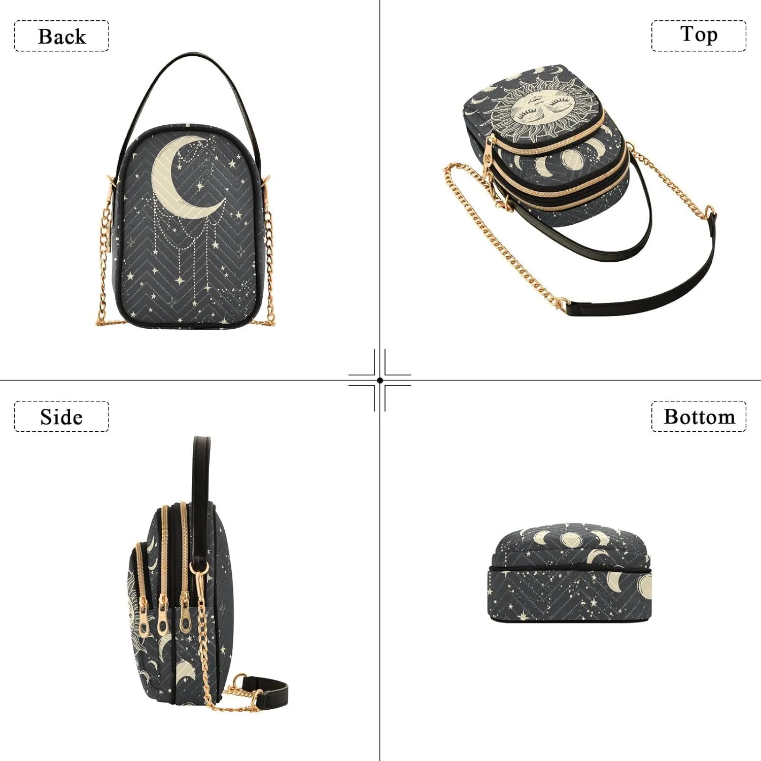 Crossbody Bags Small Phone Bag with Shoulder Strap, Women's Quilted Crossbody Handbags