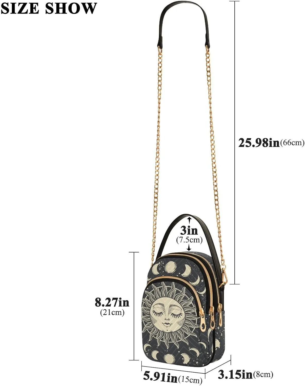 Crossbody Bags Small Phone Bag with Shoulder Strap, Women's Quilted Crossbody Handbags