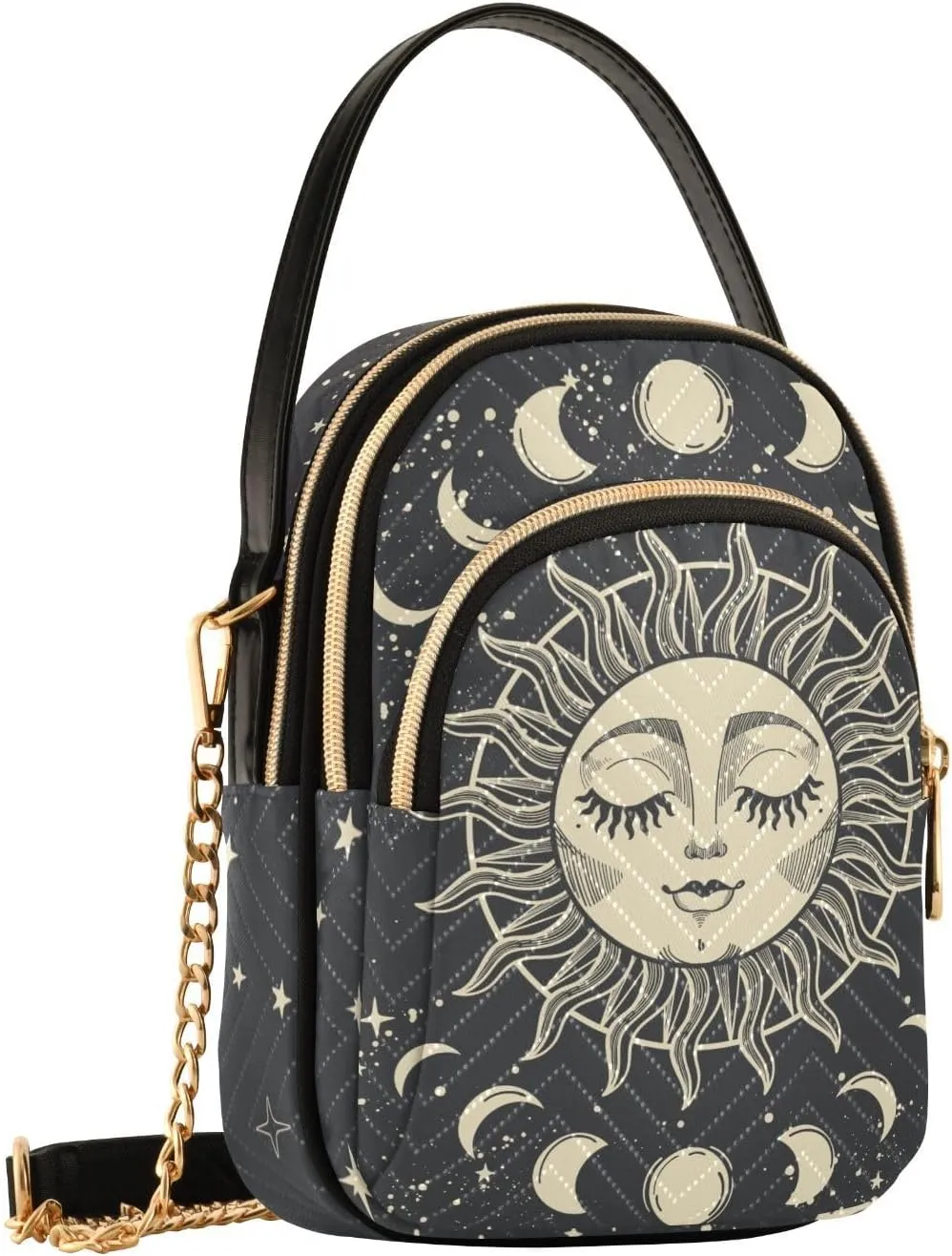 Crossbody Bags Small Phone Bag with Shoulder Strap, Women's Quilted Crossbody Handbags