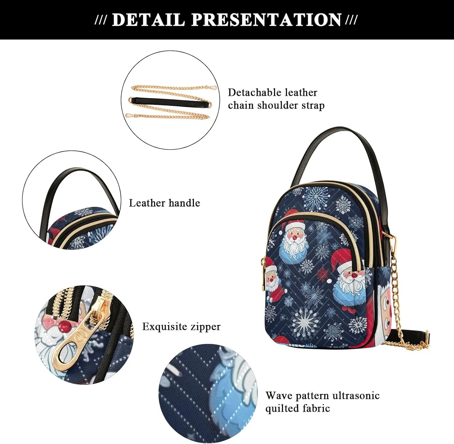 Cute Women's Crossbody Handbags Purse with Chain