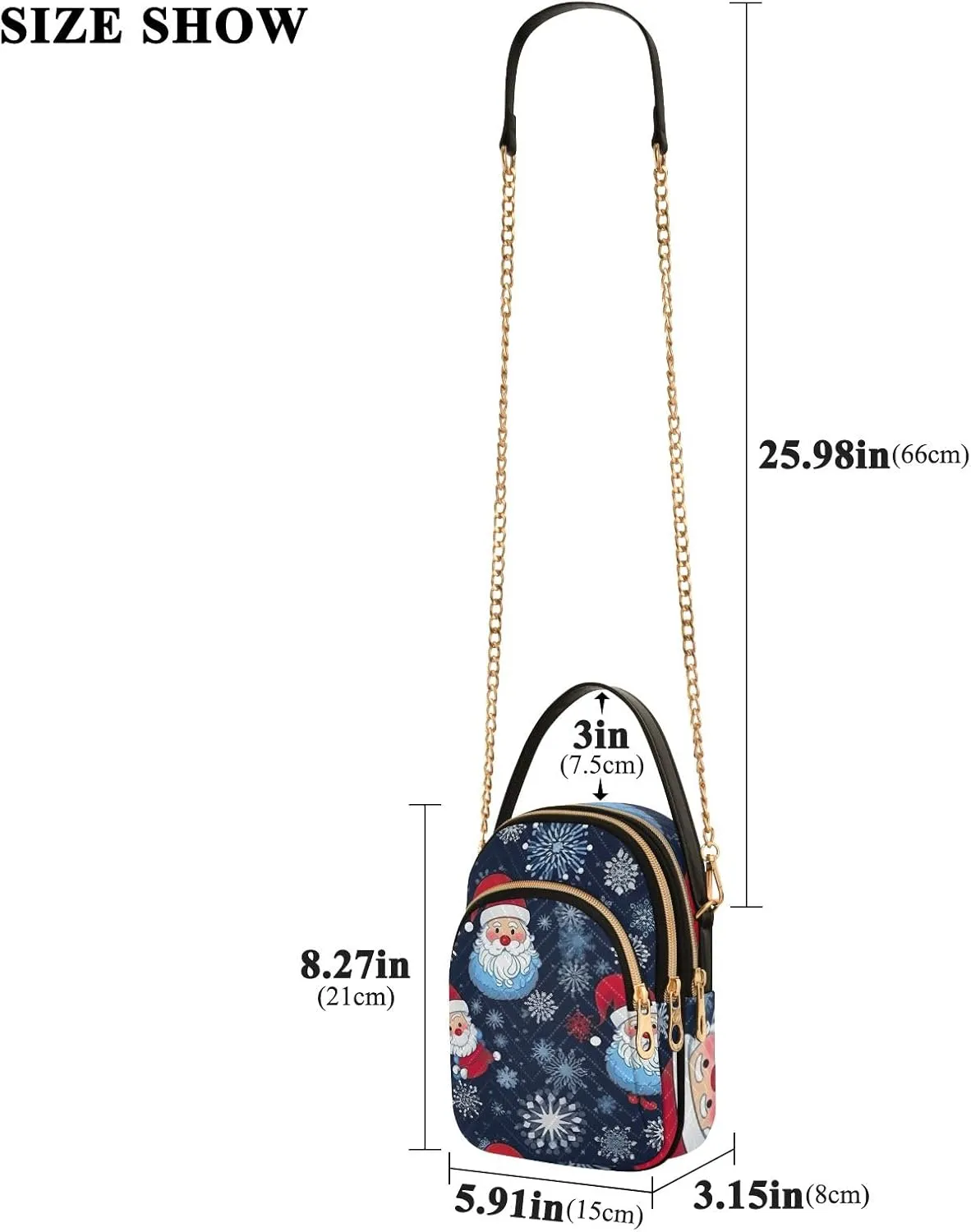 Cute Women's Crossbody Handbags Purse with Chain